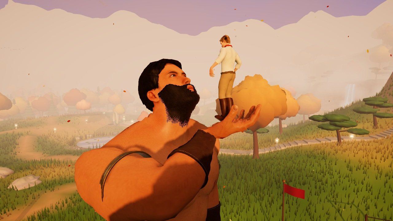 Darius at eleven metres holding Finn in his hand